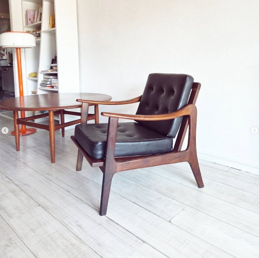 Coup de cœur ❤️ Fauteuil scandinave en palissandre