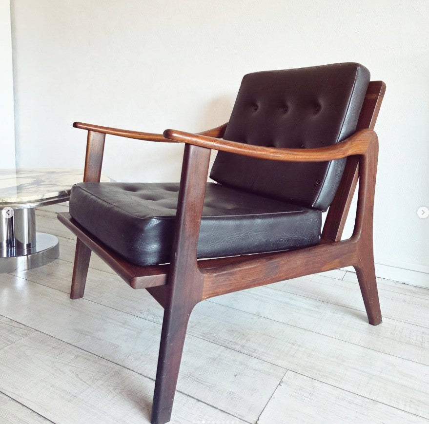 Coup de cœur ❤️ Fauteuil scandinave en palissandre