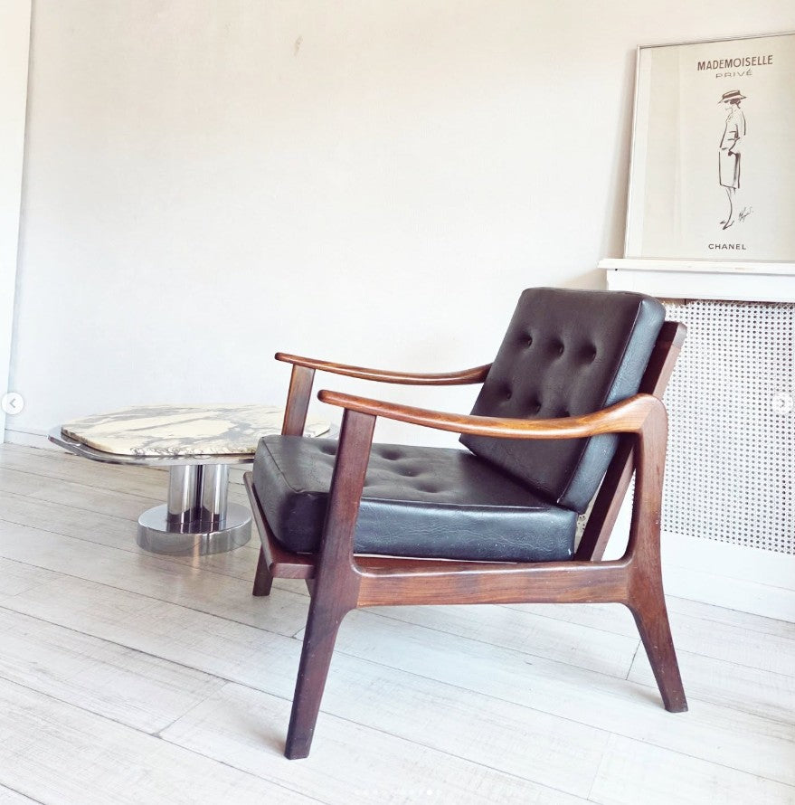 Coup de cœur ❤️ Fauteuil scandinave en palissandre