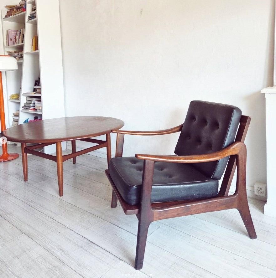 Coup de cœur ❤️ Fauteuil scandinave en palissandre