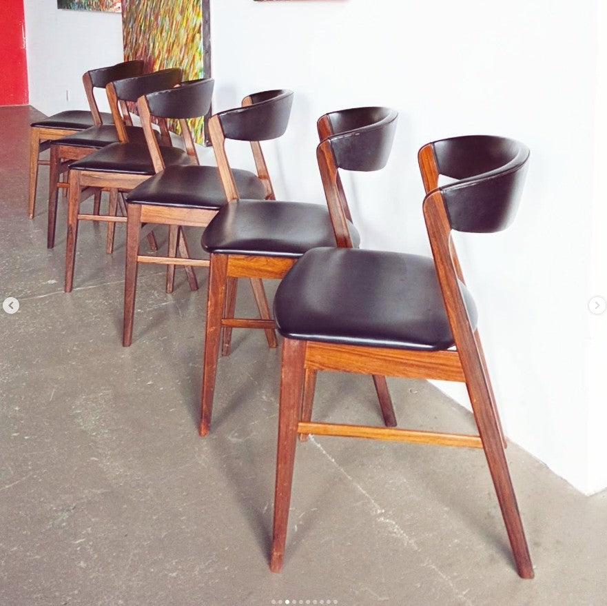 Lot de 6 chaises danoises – marque SAX
