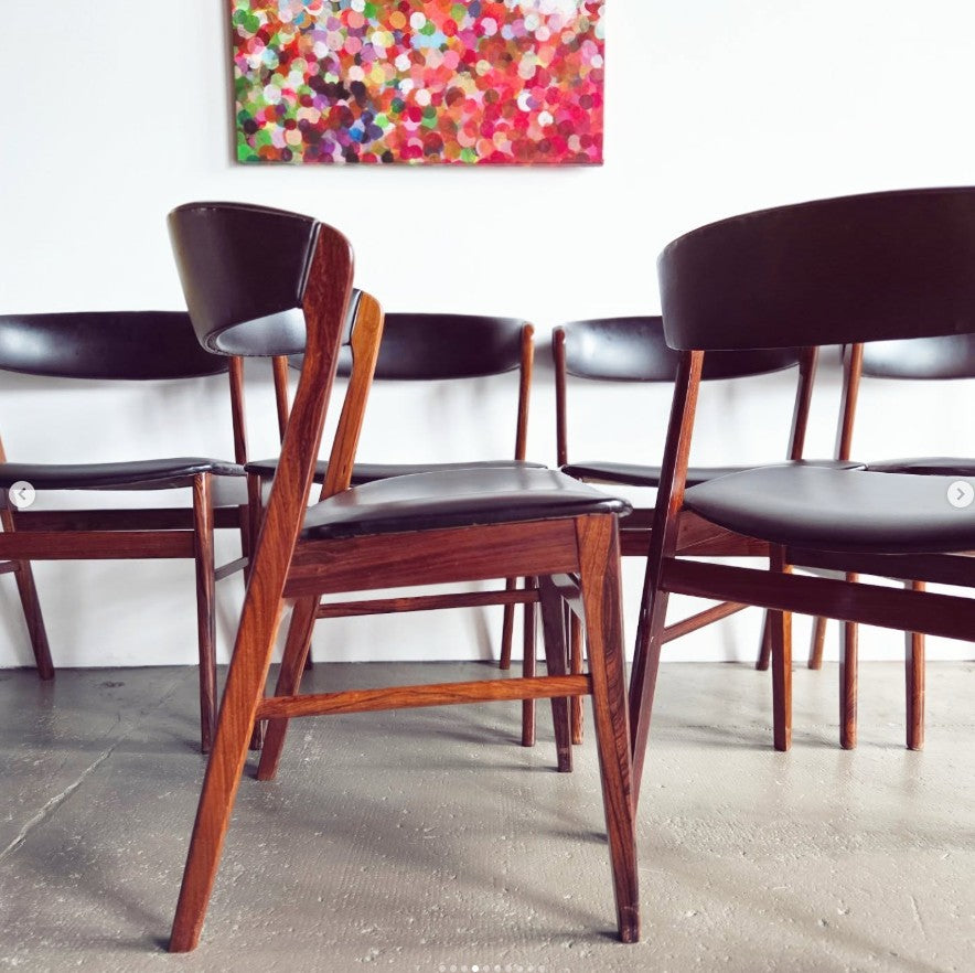 Lot de 6 chaises danoises – marque SAX