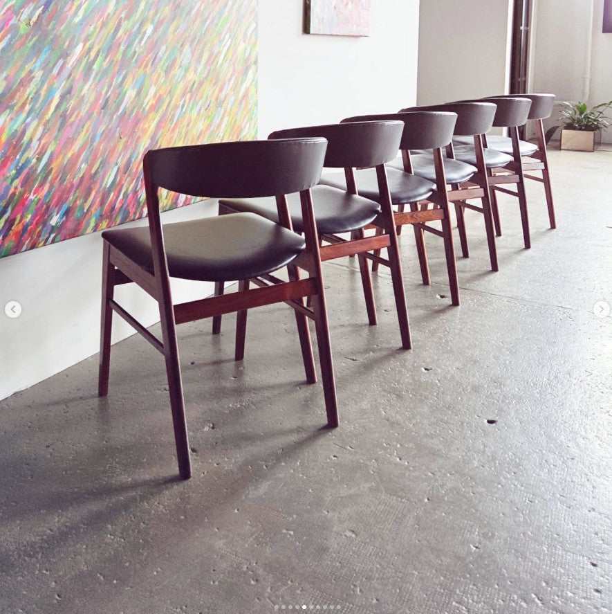 Lot de 6 chaises danoises – marque SAX