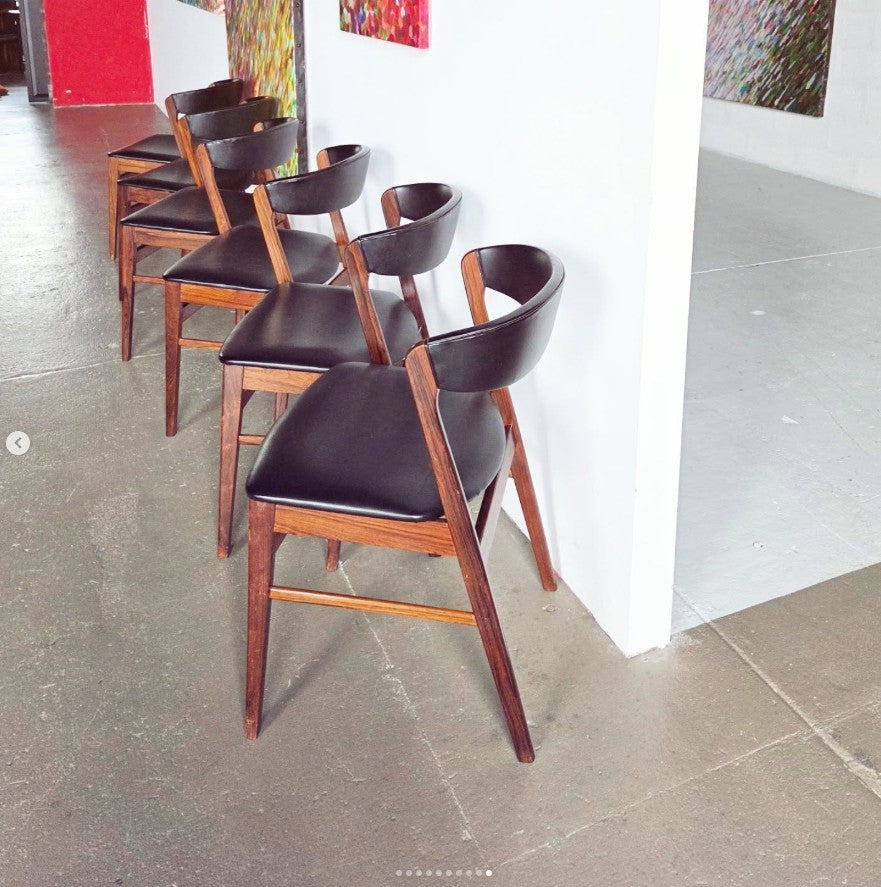 Lot de 6 chaises danoises – marque SAX