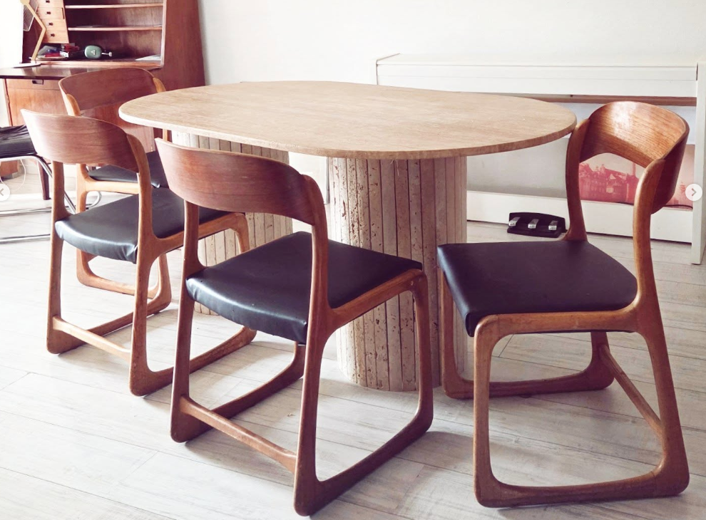 Lot de 4 chaises Baumann