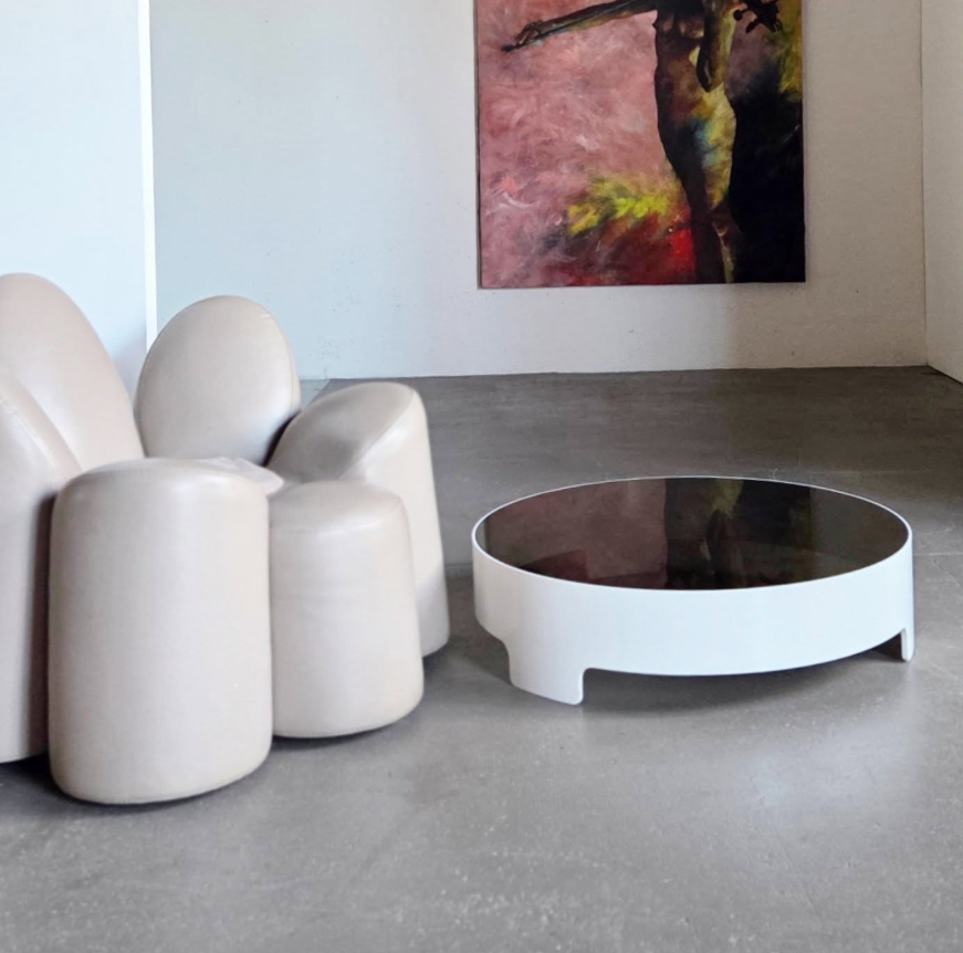 Table basse par Roche Bobois 🩶 Modèle Cuba Libre