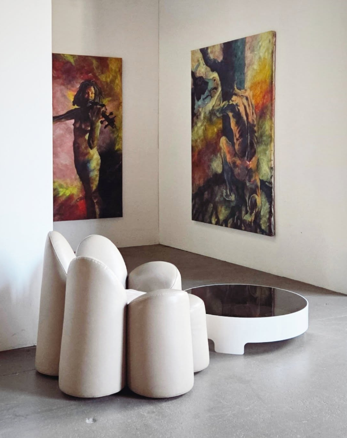 Table basse par Roche Bobois 🩶 Modèle Cuba Libre