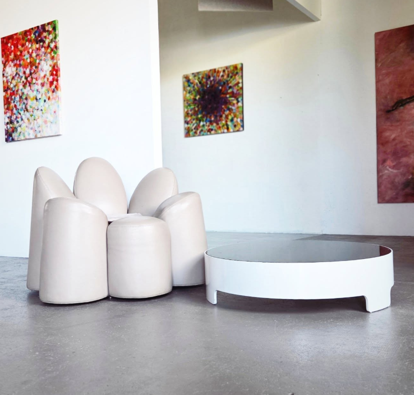 Table basse par Roche Bobois 🩶 Modèle Cuba Libre