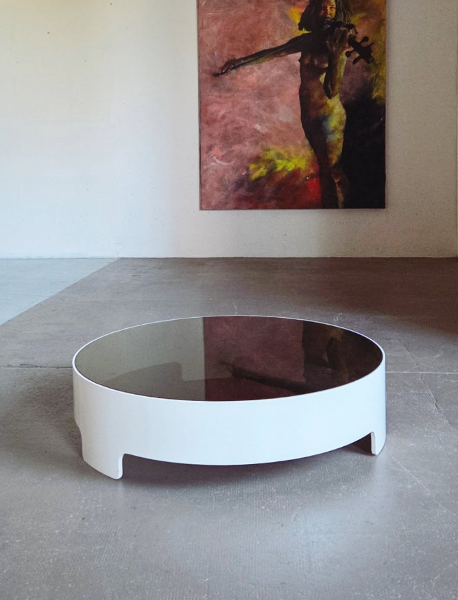 Table basse par Roche Bobois 🩶 Modèle Cuba Libre