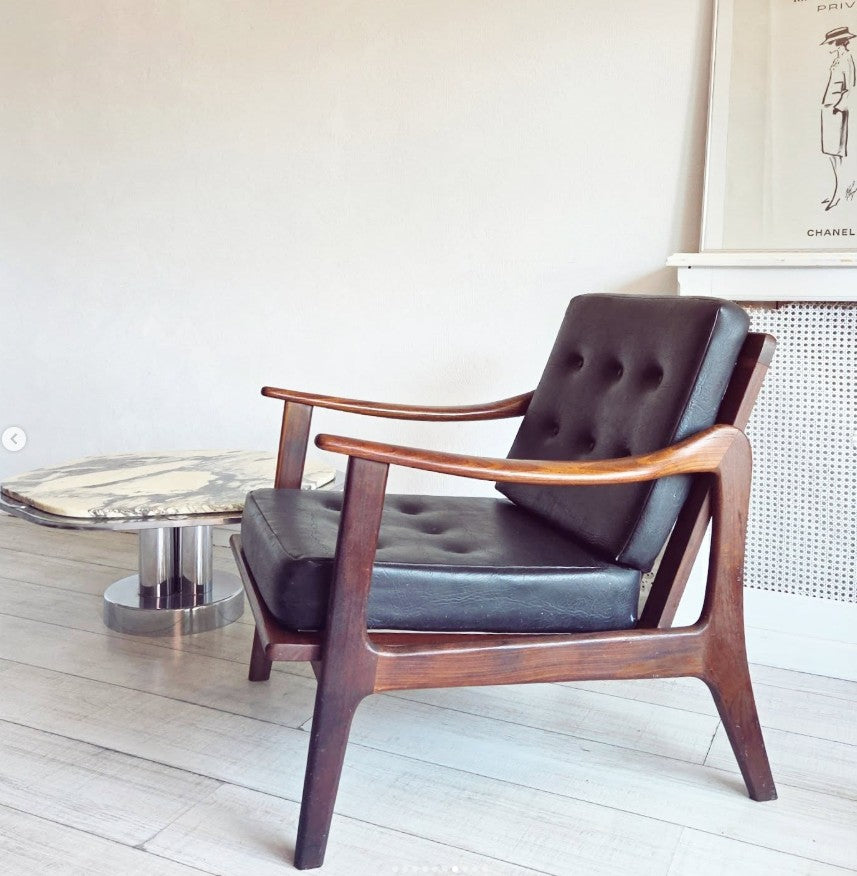 Coup de cœur ❤️ Fauteuil scandinave en palissandre