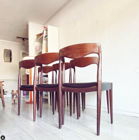 Lot de 6 chaises par Roche Bobois 🩶