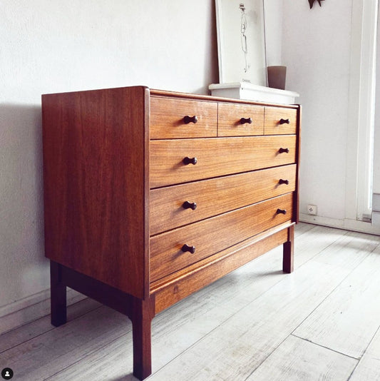 Magnifique commode des années 60,Jacques Hauville pour Roche Bobois 🩶 🇫🇷