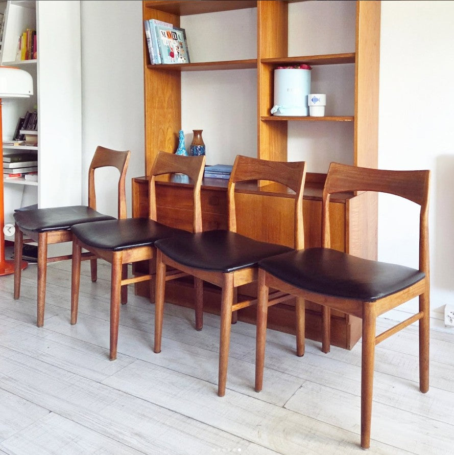 Lot de 4 chaises danoises 🇩🇰