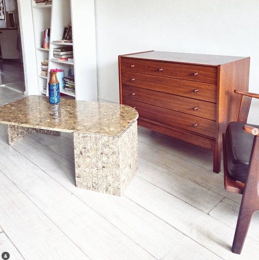 Table basse en marbre