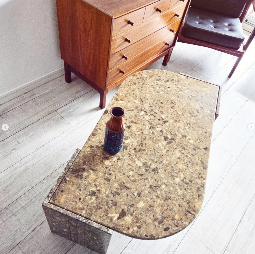 Table basse en marbre