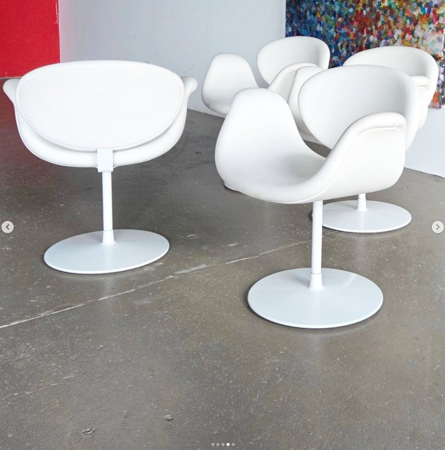 Fauteuils petite tulipe dessiné par Pierre Paulin en 1965 et édité par Artifort