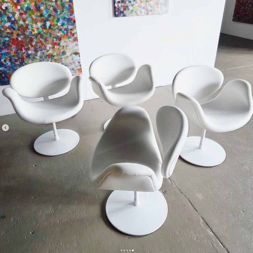 Fauteuils petite tulipe dessiné par Pierre Paulin en 1965 et édité par Artifort