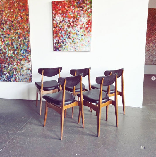 Lot de 5 chaises scandinaves