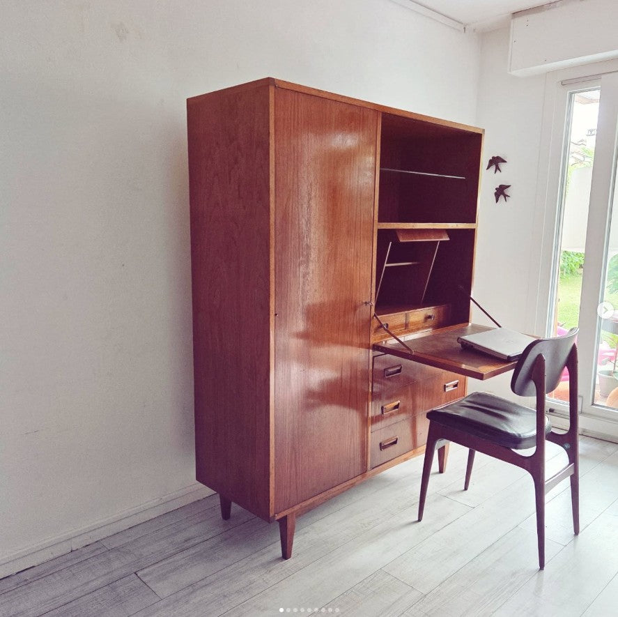 Bureau/ armoire des années 60