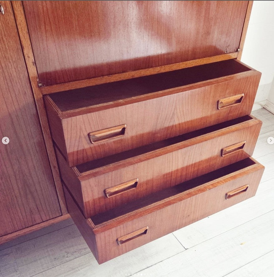 Bureau/ armoire des années 60
