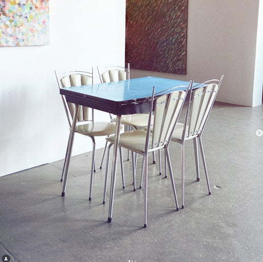 Lot de 4 chaises vintage