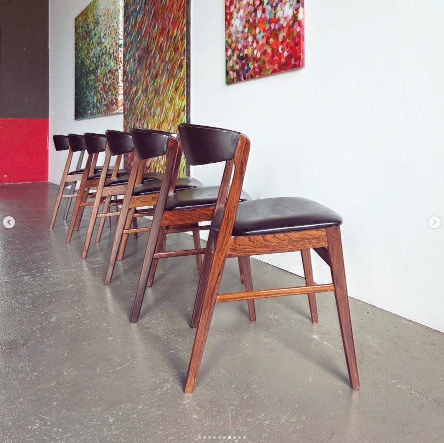 Lot de 6 chaises danoises – marque SAX