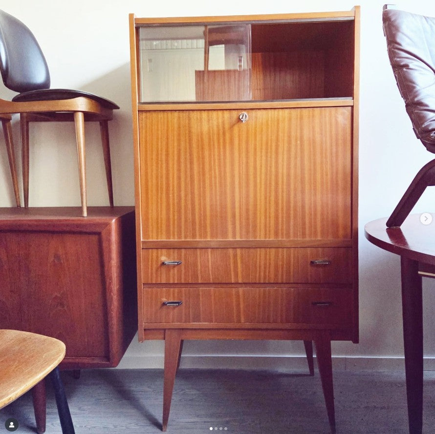 Secretaire pieds compas