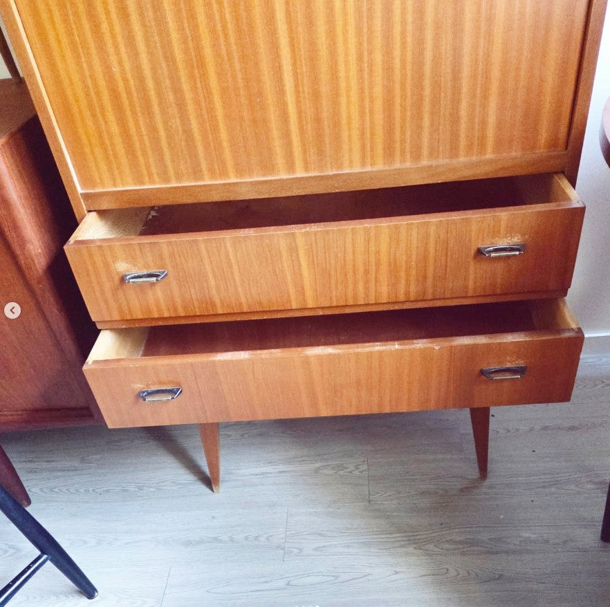 Secretaire pieds compas