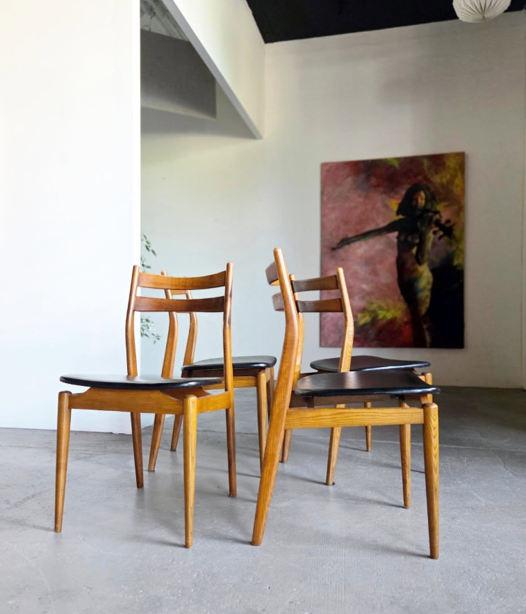 Lot de 4 chaises scandinaves