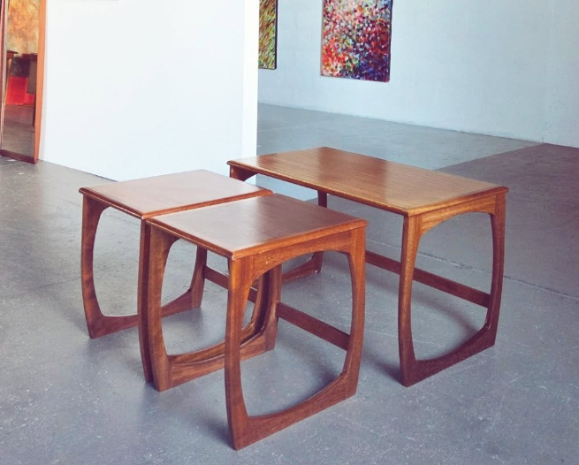 Grandes tables basses gigognes par Victor Wilkins pour G-Plan