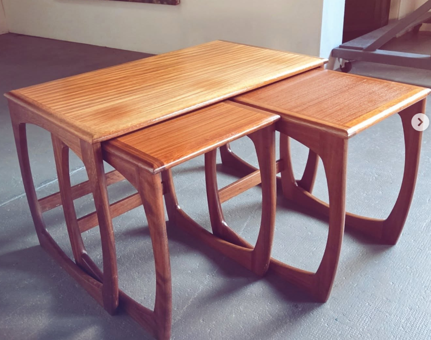 Grandes tables basses gigognes par Victor Wilkins pour G-Plan