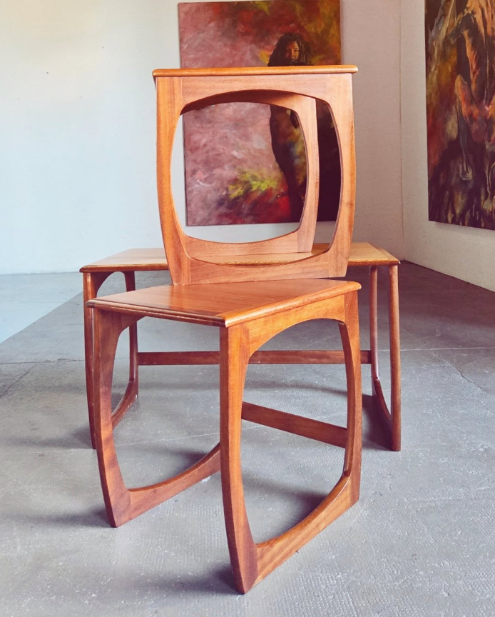 Grandes tables basses gigognes par Victor Wilkins pour G-Plan