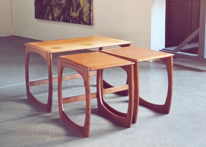Grandes tables basses gigognes par Victor Wilkins pour G-Plan