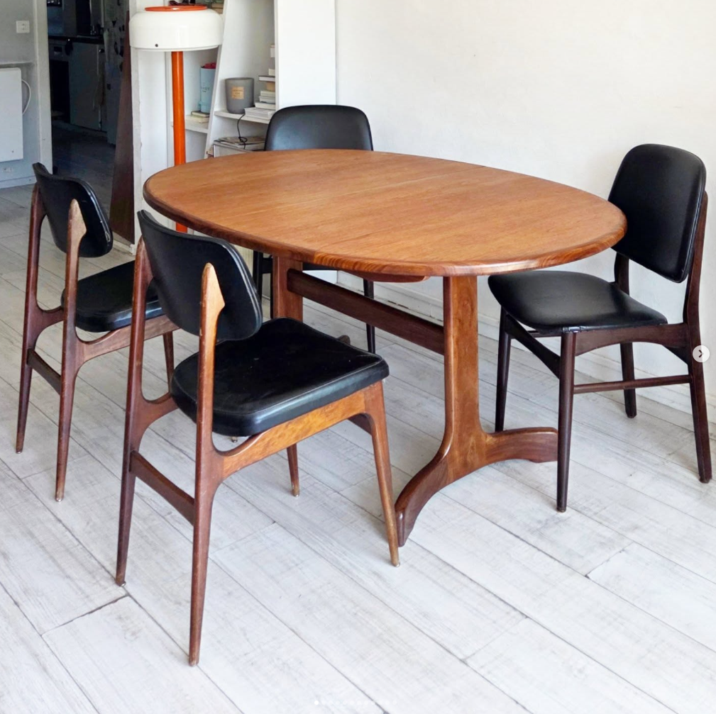 Table G Plan en teck