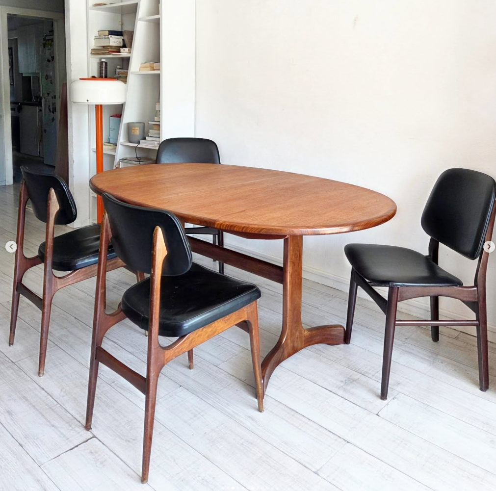Table G Plan en teck