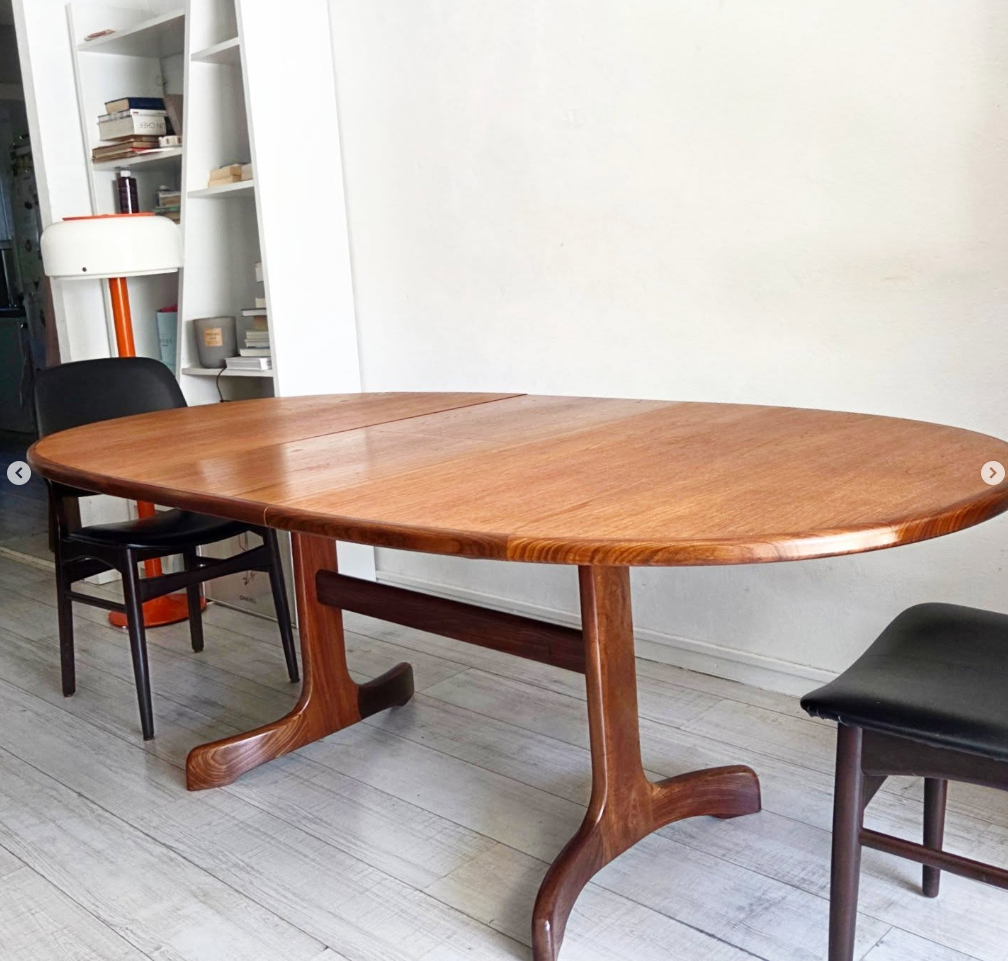 Table G Plan en teck