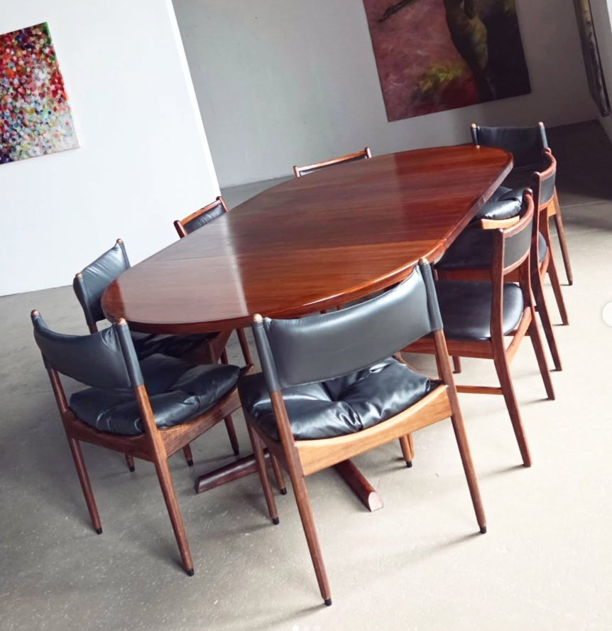 Exceptionnelle ❤️ Table danoise par Gudme Møbelfabrik 🇩🇰🇩🇰