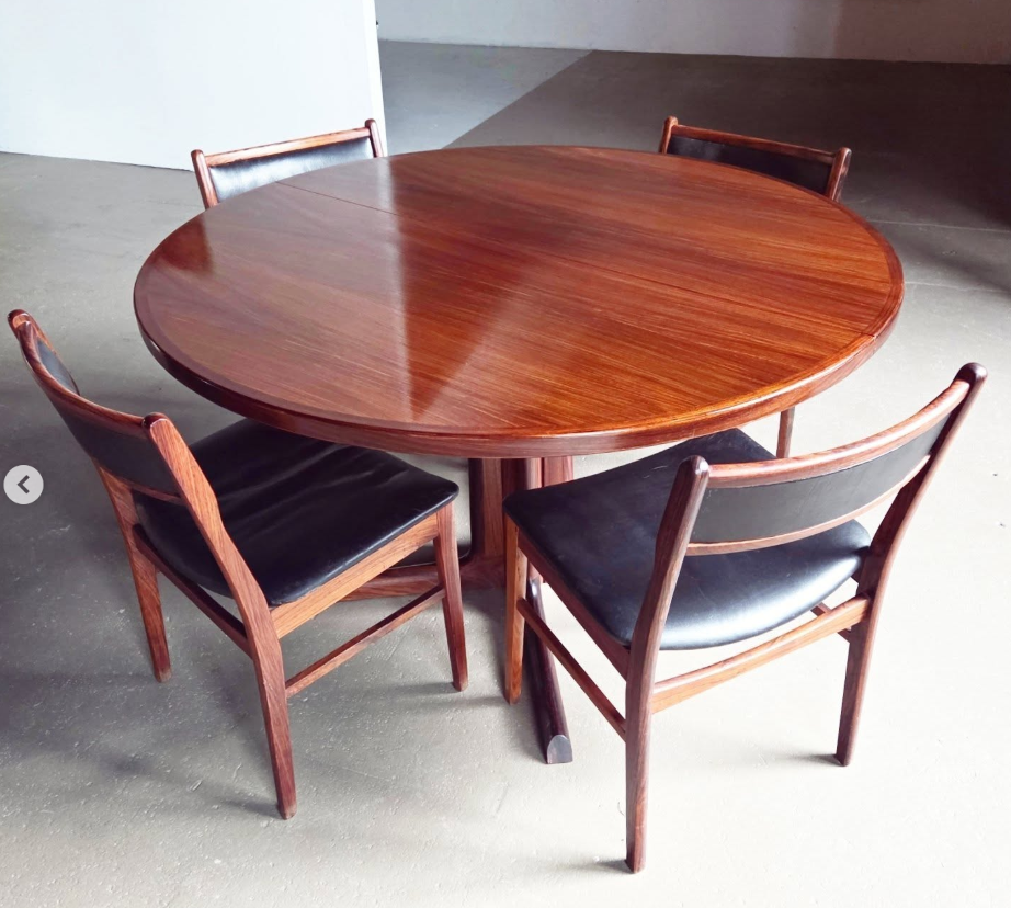 Exceptionnelle ❤️ Table danoise par Gudme Møbelfabrik 🇩🇰🇩🇰