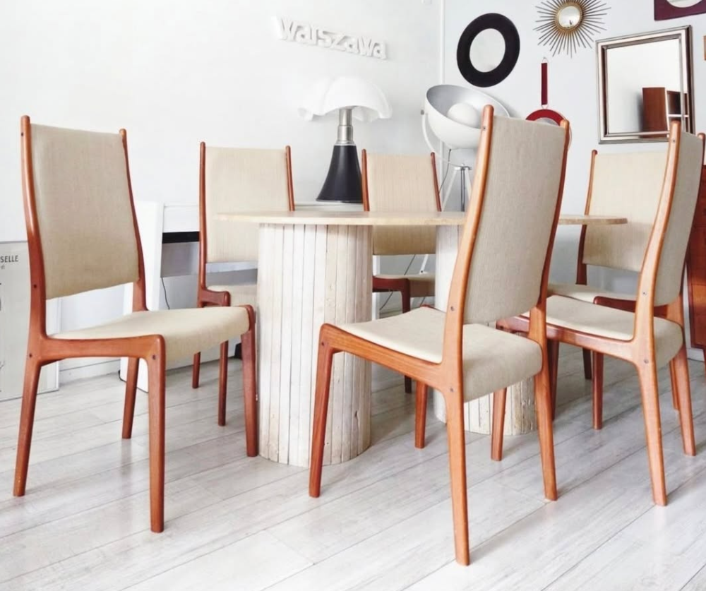 6 chaises Johannes Andersen