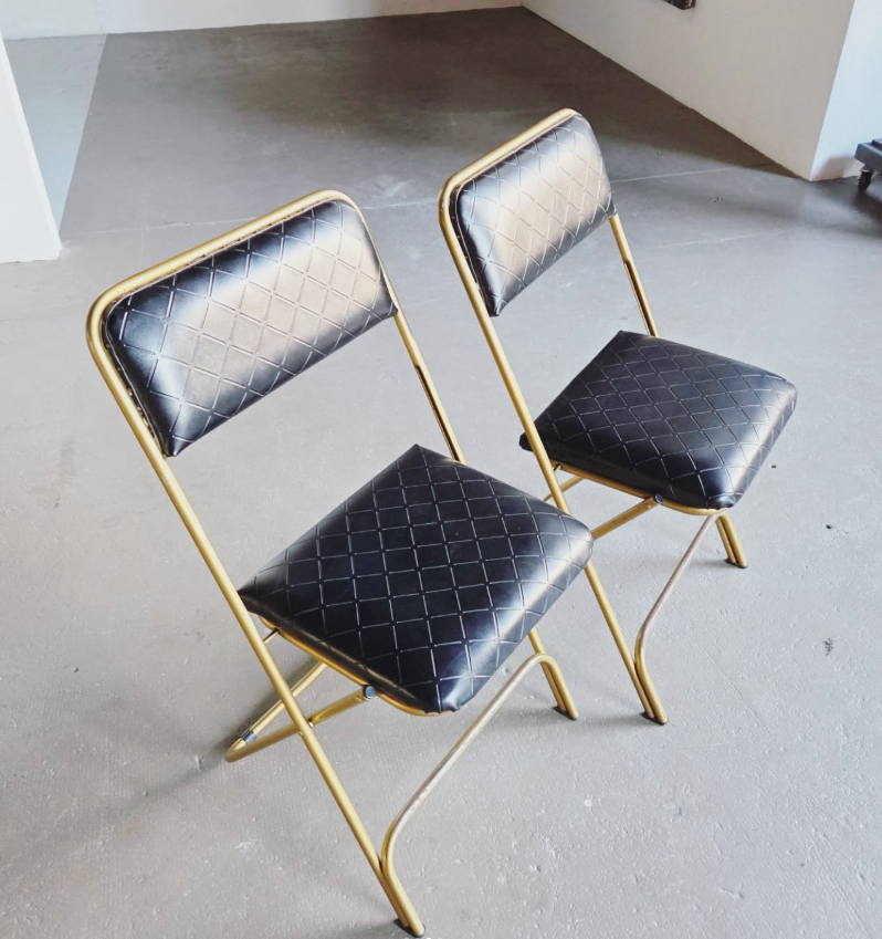2 chaises de la marque Lafuma années 70