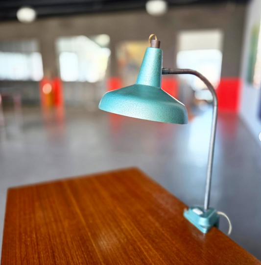 Lampe industrielle Aluminor – années 50