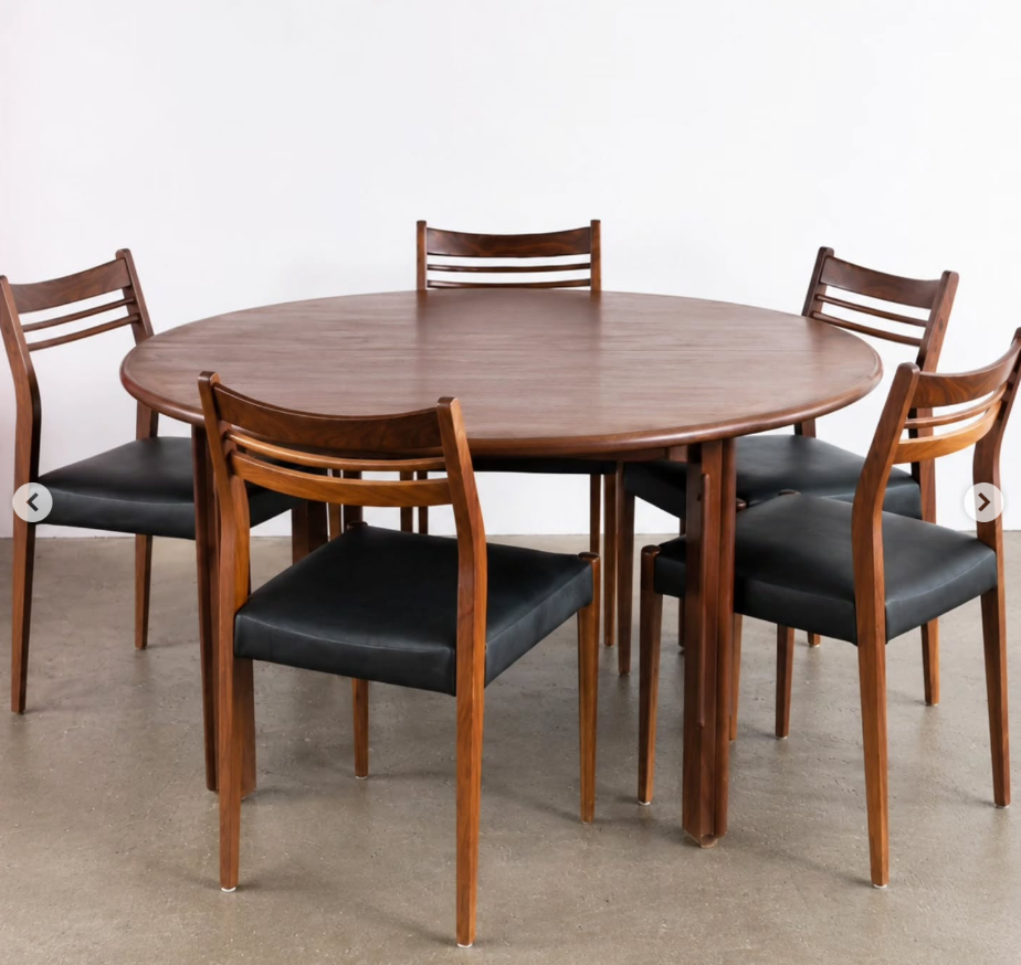 Lot de 5 chaises scandinaves