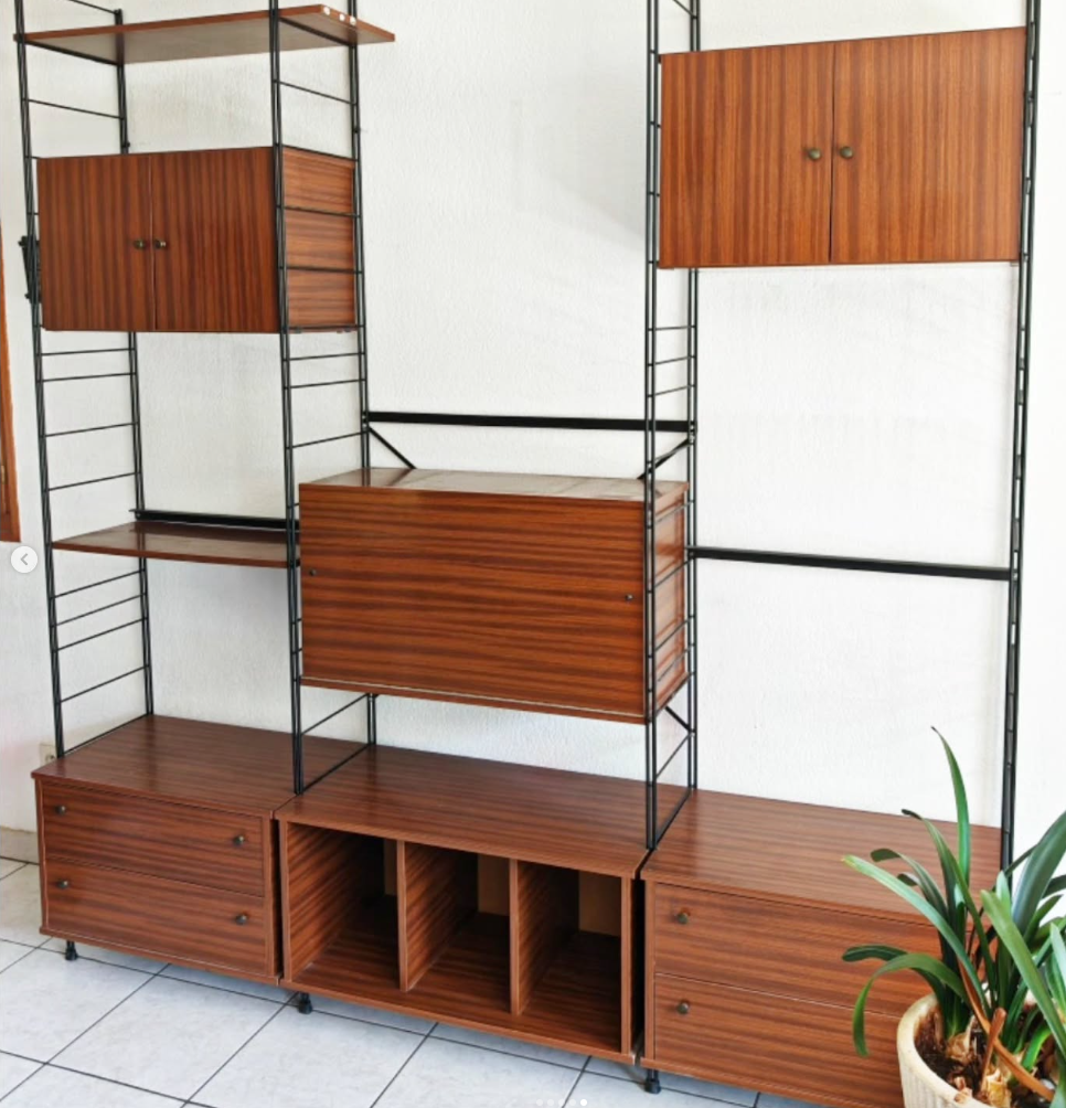 Étagère modulable vintage des années 60/70 ✨