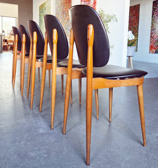 Lot de 5 chaises Baumann - Modèle Pégase