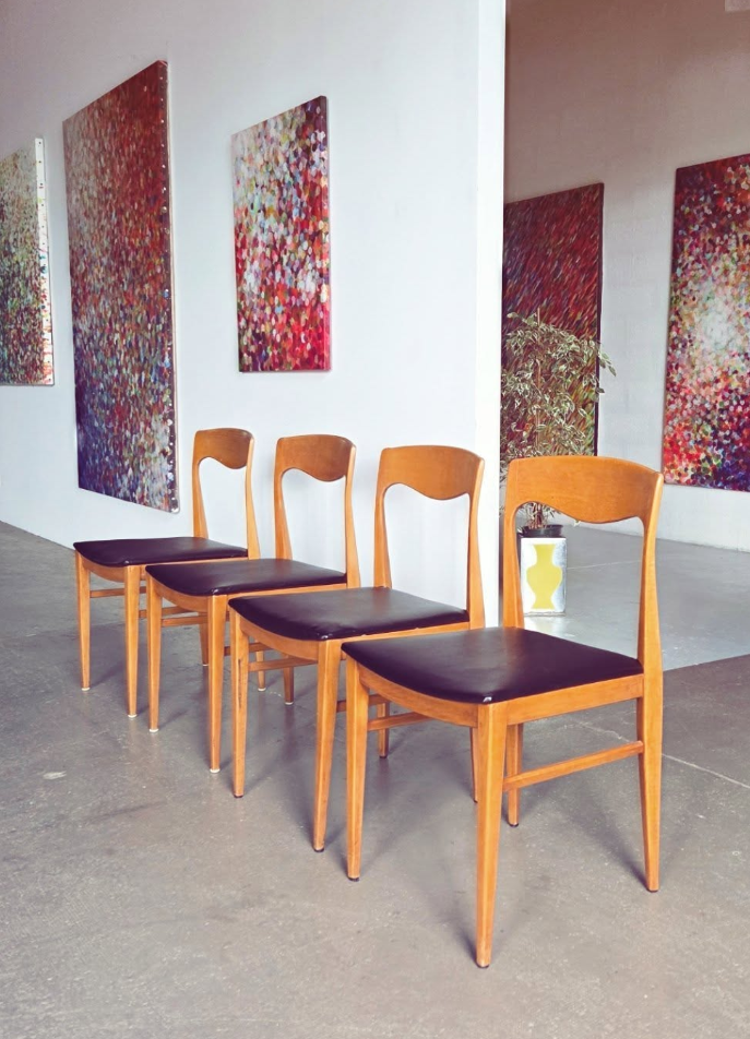 Lot de 4 chaises scandinaves