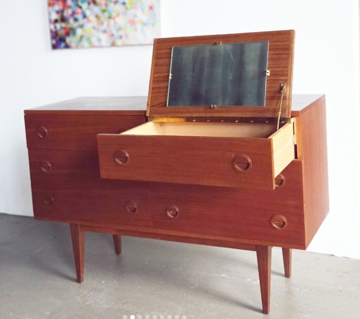 Coiffeuse / Sideboard scandinave Teck