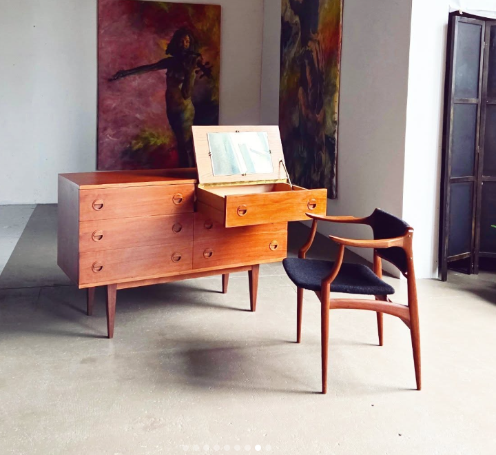 Coiffeuse / Sideboard scandinave Teck