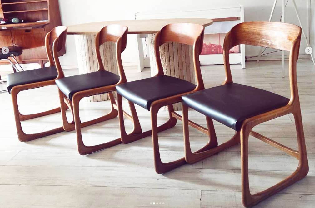 Lot de 4 chaises Baumann