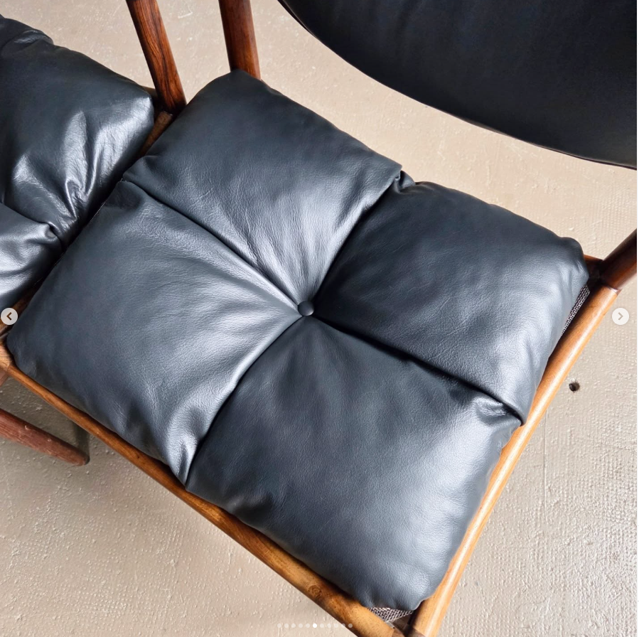 RARE ! Ensemble de 4 chaises signées Kristian Vedel pour Søren Willadsen, Danemark 🇩🇰