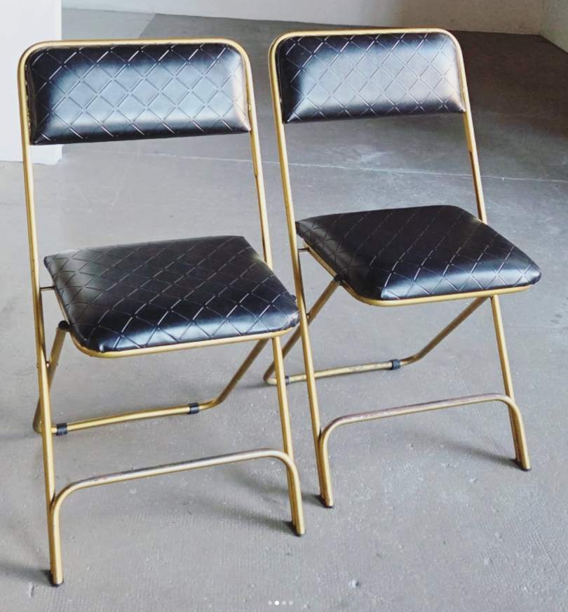 2 chaises de la marque Lafuma années 70